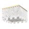 Z-Lite Viviana Flush Mount, 6-Light, 17.5 In.W x 11 In.H, Rubbed Brass/Alabaster 345F17-RB - alternate 6